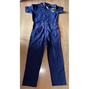 Berne Short Sleeve Unlined Coveralls - Navy Blue XL tall